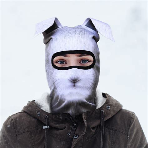 bunny ski mask